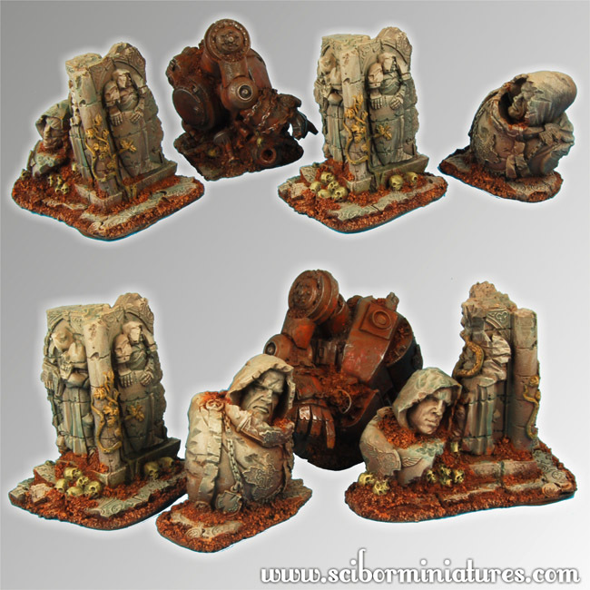 Templar Ruins Terrain - Scibor Miniatures 090001TETR0006
