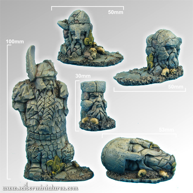 Dwarven Ruins Terrain - Scibor Miniatures