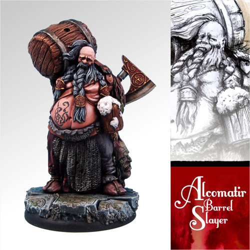 Alcomatir Barrel Slayer - Scibor Miniatures 09000154FM0014