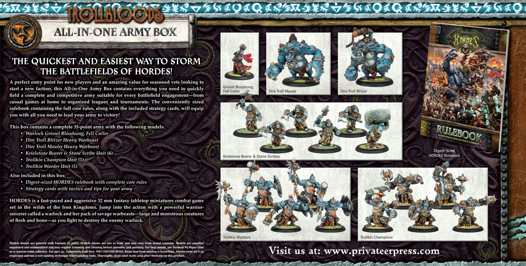 Trollbloods All in One Army Box - Hordes - Privateer Press