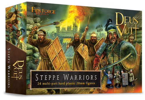 Steppe Warriors (24 infantry plastic figures) - Fireforge Games Steppe Warriors (24 infantry plastic figures) - Fireforge Games