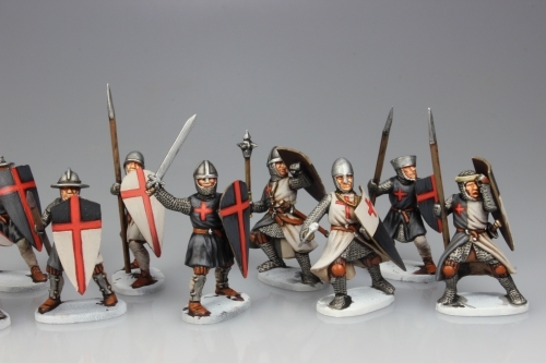Templar Infantry (24 infantry plastic figures) - Deus Vult - Fireforge Games
