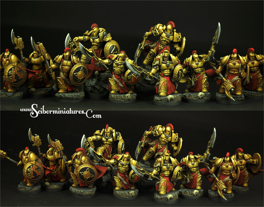SF Spartan Warriors 10 figures set - Scibor Miniatures 09000128SF0143