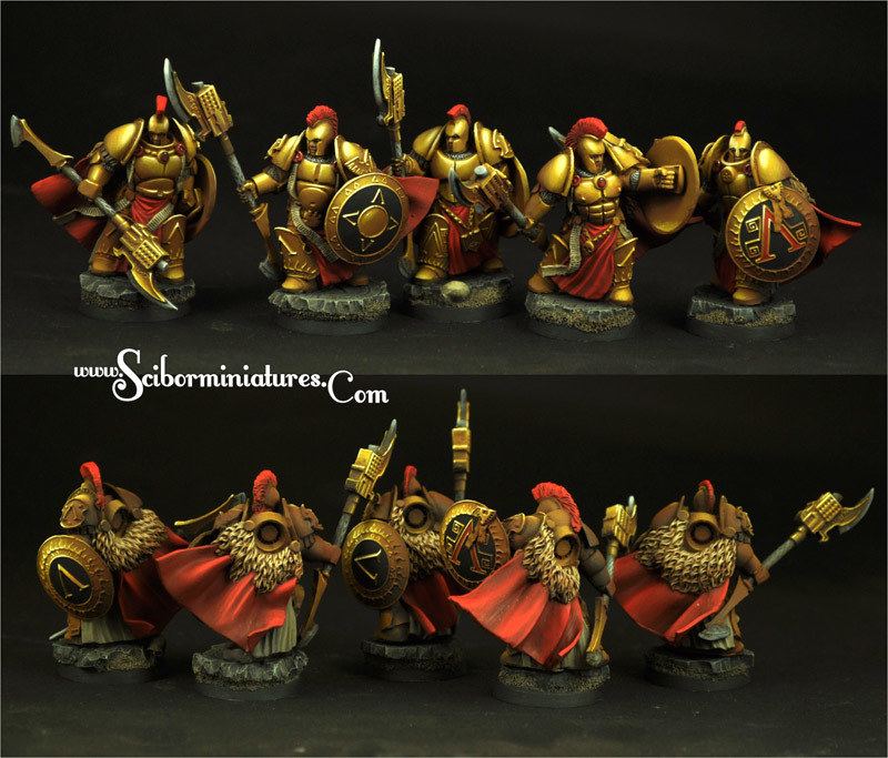 SF Spartan Warriors 10 figures set - Scibor Miniatures