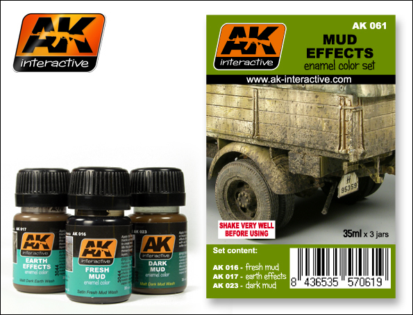 Mud Set - Weathering - AK Interactive Mud Set - Weathering - AK Interactive