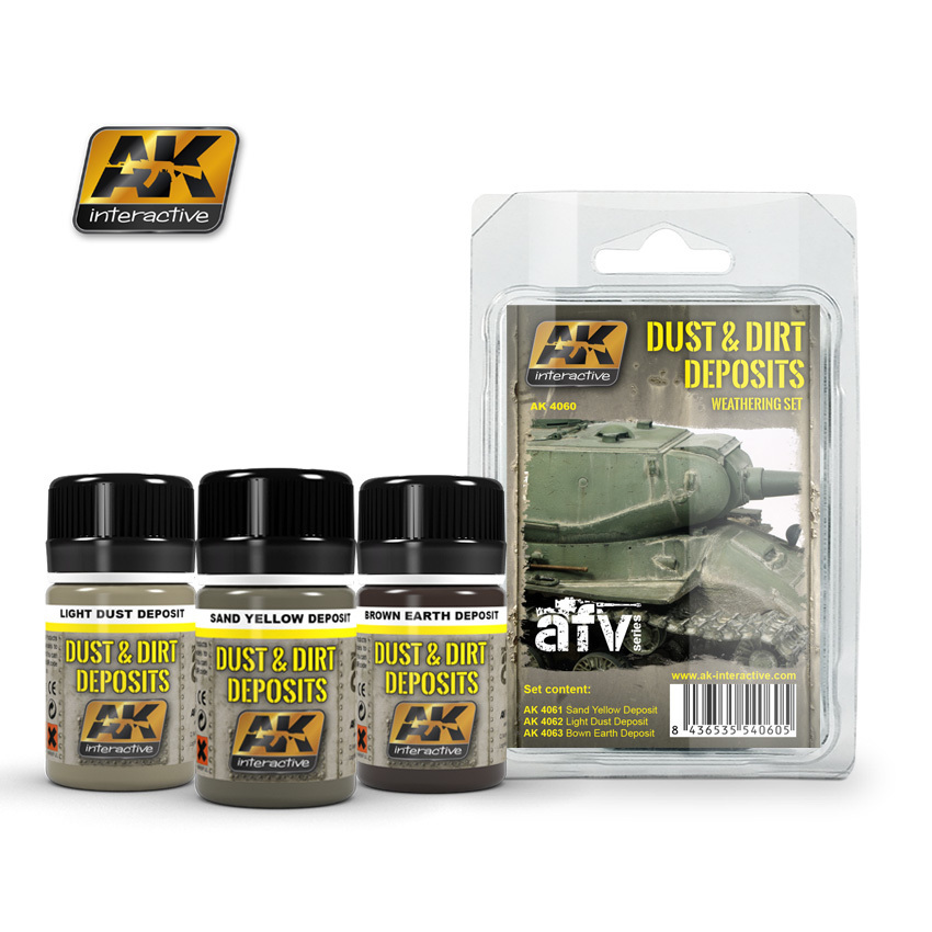 Dust and Dirt Deposits - Weathering - AK Interactive Dust and Dirt Deposits - Weathering - AK Interactive