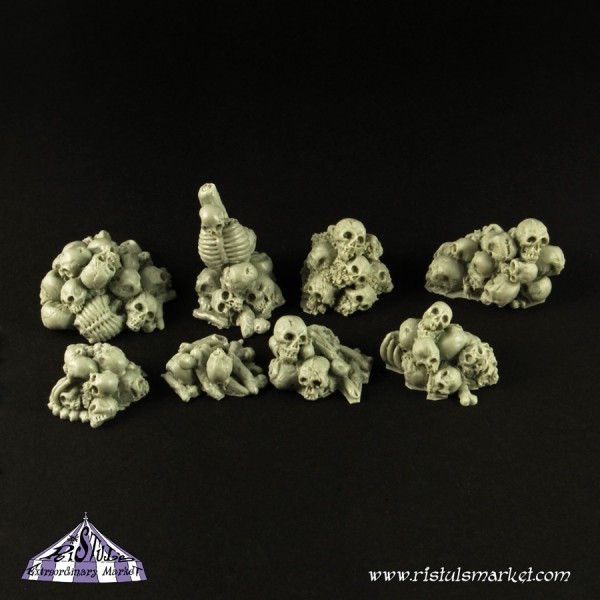 Bones and Skulls Piles (10) - Scenics - Ristul Bones and Skulls Piles (10) - Scenics - Ristul