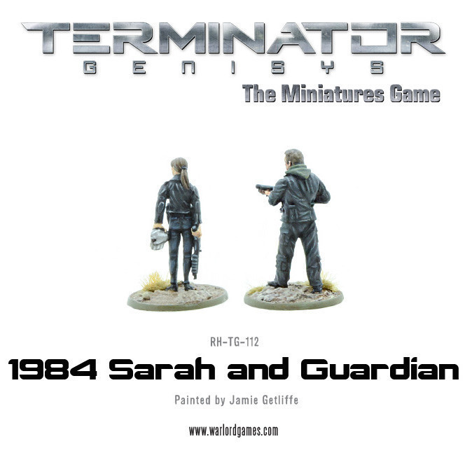 1984 Sarah and Guardian (metal) - Terminator Genisys - River Horse