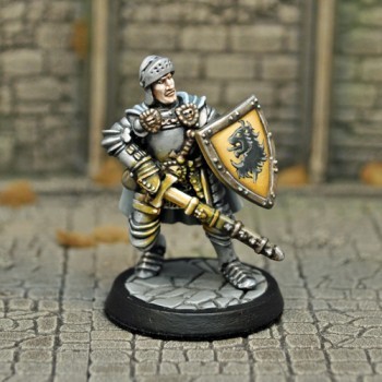 DAH9 – Human Male Paladin - Otherworld Miniatures DAH9 – Human Male Paladin - Otherworld Miniatures