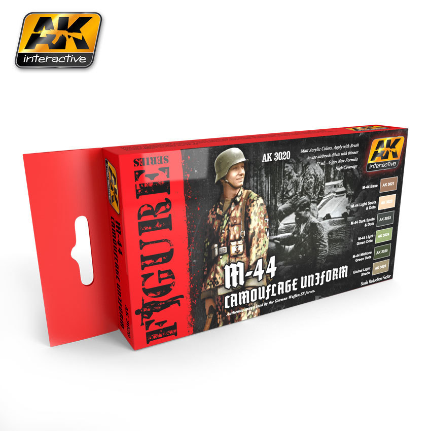 M-44 Camouflage Uniform - Farbset - AK Interactive M-44 Camouflage Uniform - Farbset - AK Interactive