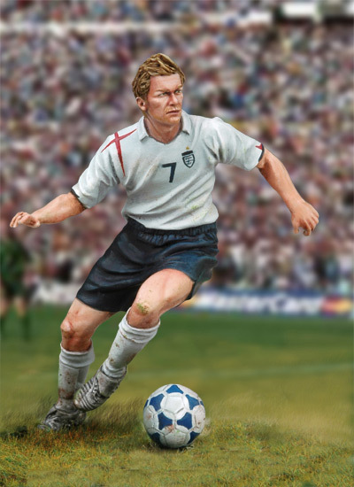 Football Player - 54mm - Andrea Miniatures SG-F126