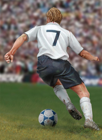 Football Player - 54mm - Andrea Miniatures