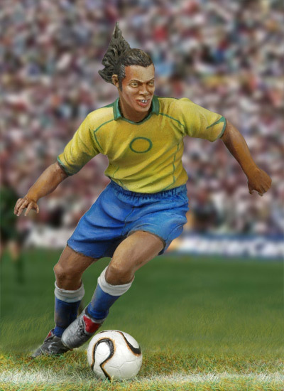 Football Player - 54mm - Andrea Miniatures