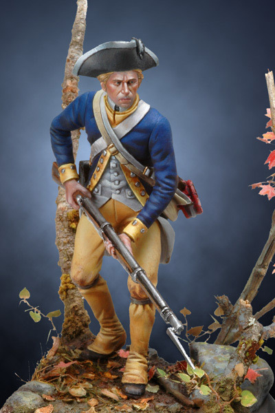 US Revolutionary Infantryman, 1780 - 54mm - Andrea Miniatures SG-F128