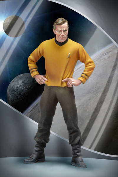 Starship Captain - 54mm - Andrea Miniatures