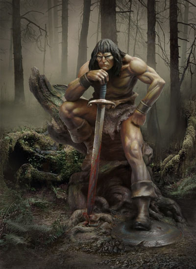 The Cimmerian King - 54mm - Andrea Miniatures SG-F130