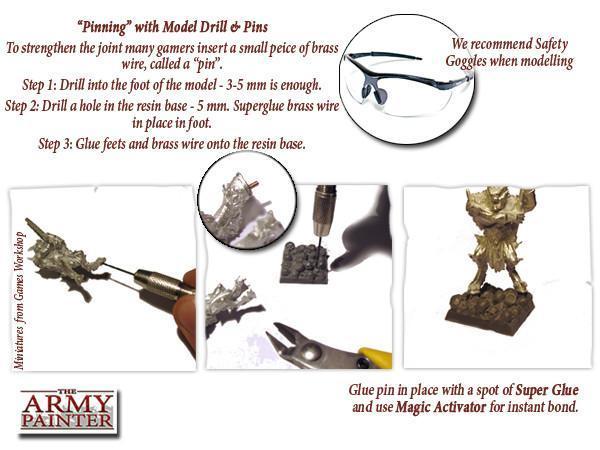 Spare Drills & Pins - Ersatzbohraufsätze - Army Painter Tools