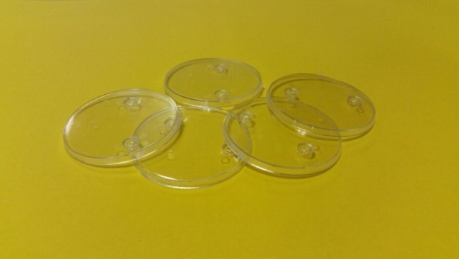 50mm runde Bases aus Acryl - Transparent - (5 Stk.) - Litko 50mm runde Bases aus Acryl - Transparent - (5 Stk.) - Litko