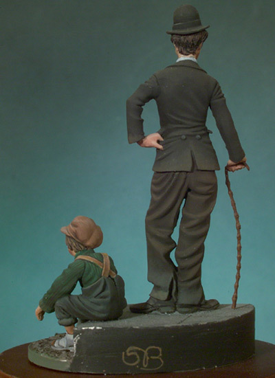 The kid and the tramp - 54mm - Andrea Miniatures