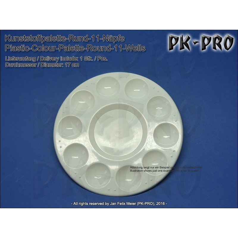 TS-Kunststoffpalette-Rund-11-Näpfe-(17cm) - PK-Pro PK-MZ-45575420