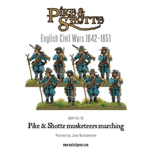 Pike & Shotte musketeers marching column - Pike & Shotte - Warlord Games Pike & Shotte musketeers marching column - Pike & Shotte - Warlord Games