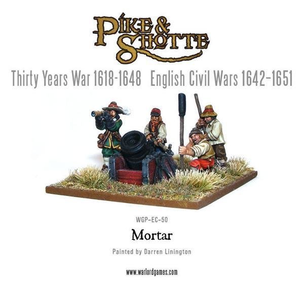 Mortar & Crew - Pike & Shotte - Warlord Games Mortar & Crew - Pike & Shotte - Warlord Games