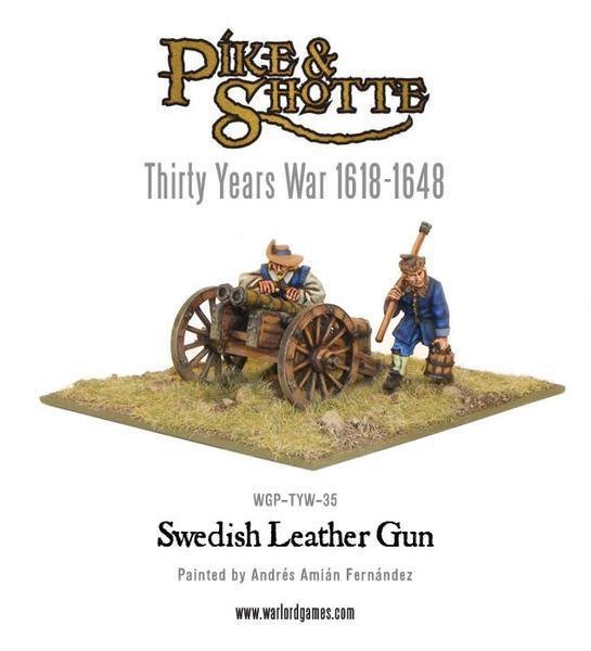 Swedish Leather Gun & Crew - Pike & Shotte - Warlord Games Swedish Leather Gun & Crew - Pike & Shotte - Warlord Games