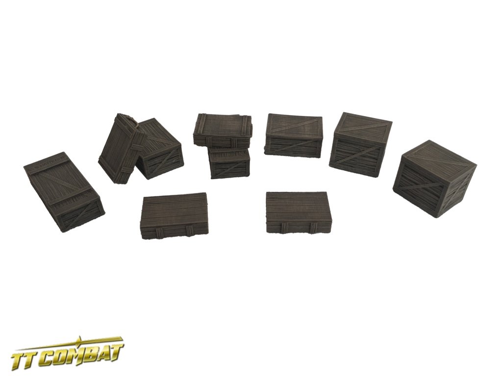 Wooden Crates Set - City Scenics - TT-Combat Wooden Crates Set - City Scenics - TT-Combat