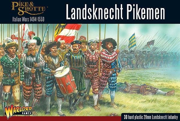 Landsknechts Pikemen - Pike & Shotte - Warlord Games Landsknechts Pikemen - Pike & Shotte - Warlord Games