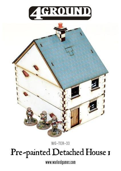 Pre-Painted Detached Terrace 1 - World at War - 4Ground 0500024G_28S-WAW-104