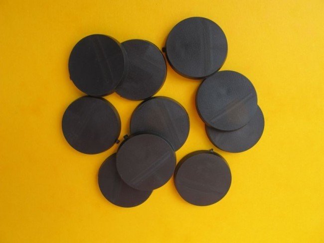 25x25mm Rund Bases - (10 Stk.) Base25-10