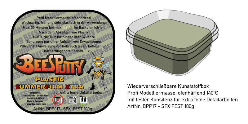 100g BeeSPutty Grau Gruen BPP017 (TRIPPLEFIRM BBB) 100g BeeSPutty Grau Gruen BPP017 (TRIPPLEFIRM BBB)