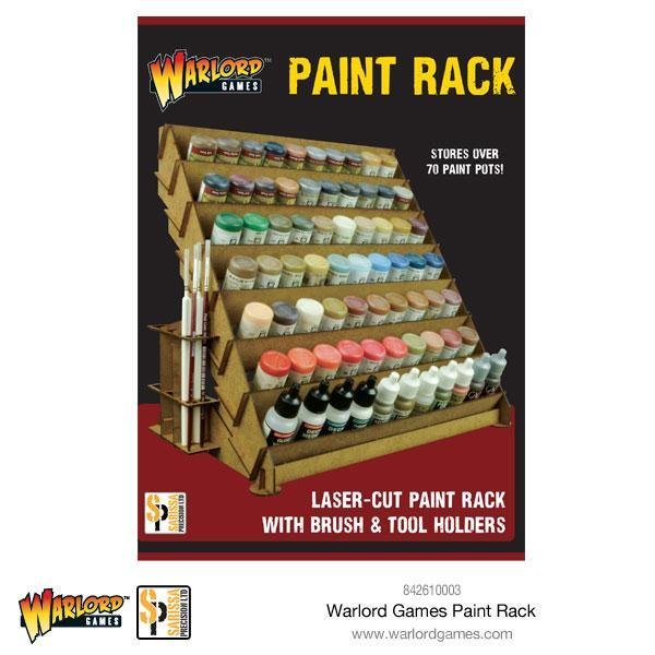 Warlord Large Paint Rack - Farbregal Ständer - Warlord Games Warlord Large Paint Rack - Farbregal Ständer - Warlord Games