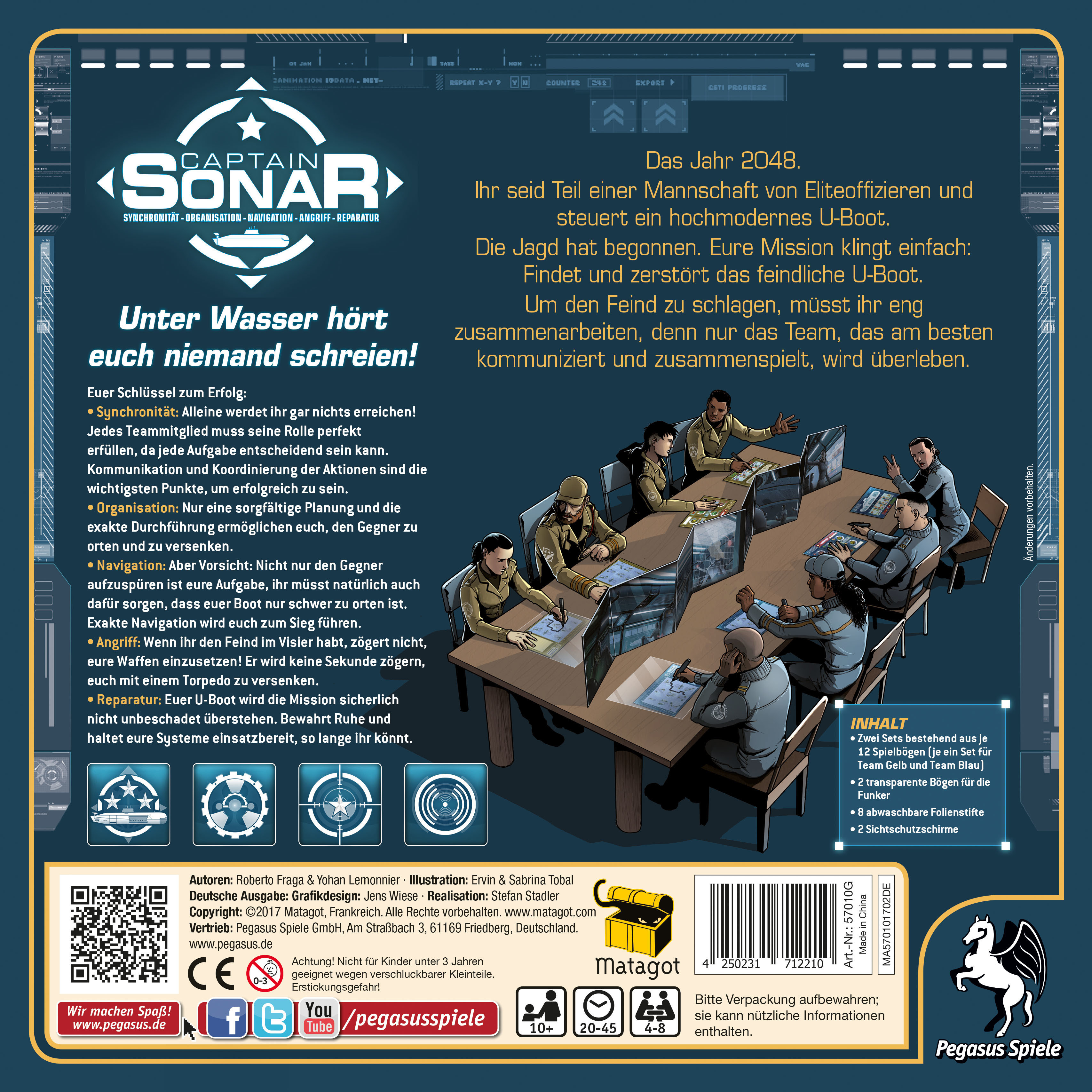 Captain Sonar - Deutsch - Pegasus Spiele