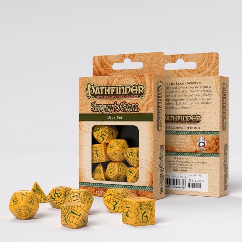 Pathfinder Würfel Set Serpent's Skull (7) - Q-Workshop Pathfinder Würfel Set Serpent's Skull (7) - Q-Workshop