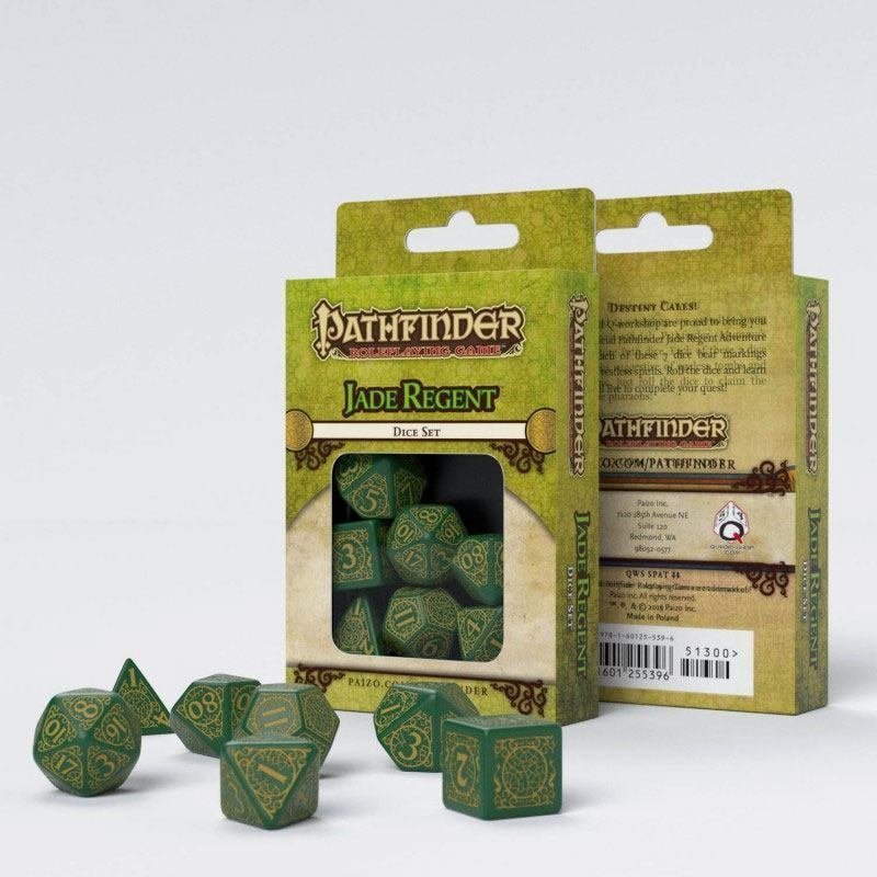 Pathfinder Würfel Set Jade Regent (7) - Q-Workshop QWSSPAT44