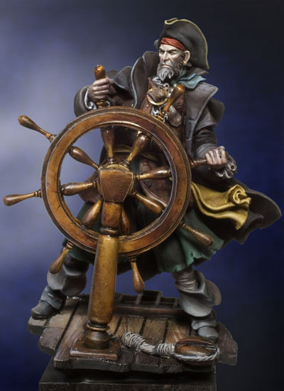 Riding the Storm, 1665 Pirates - 54mm - Andrea Miniatures PC-08