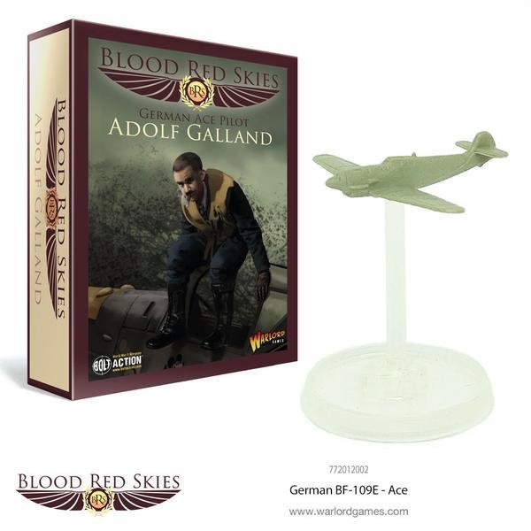 German BF-109 Ace - Adolf Galland - Blood Red Skies - Warlord Games German BF-109 Ace - Adolf Galland - Blood Red Skies - Warlord Games