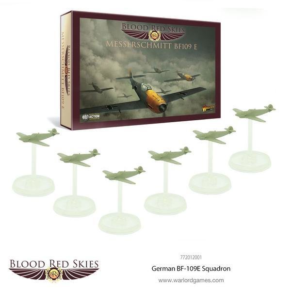 German BF-109 6 Plane Squadron Messerschmitt - Blood Red Skies - Warlord Games German BF-109 6 Plane Squadron Messerschmitt - Blood Red Skies - Warlord Games