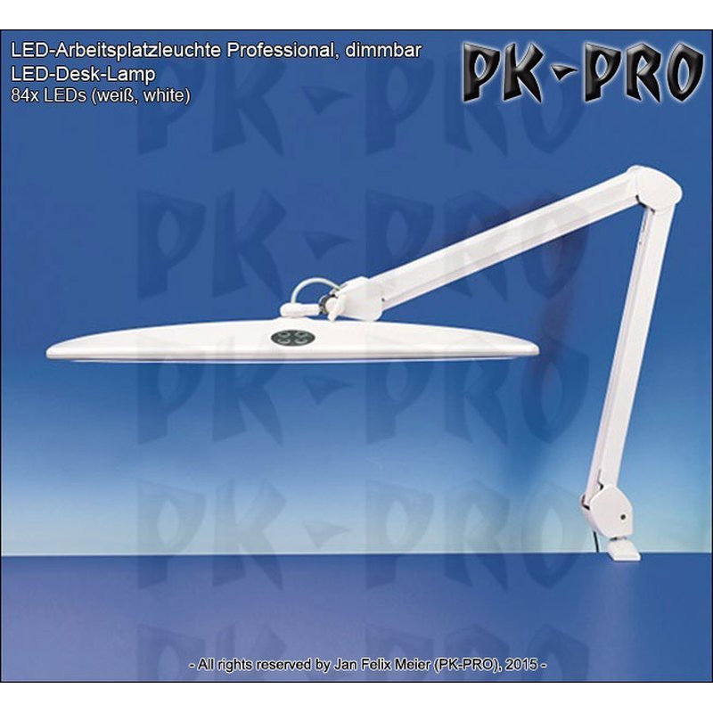 LightCraft Professional LED Task Lamp - Tageslicht Tischlampe TS-LED-Lamp-84x