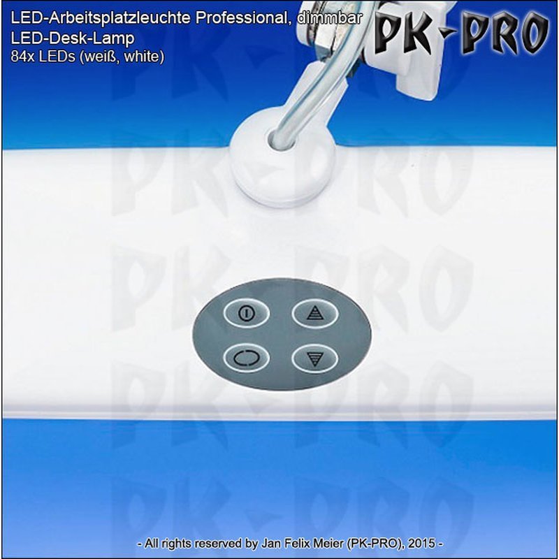 LightCraft Professional LED Task Lamp - Tageslicht Tischlampe