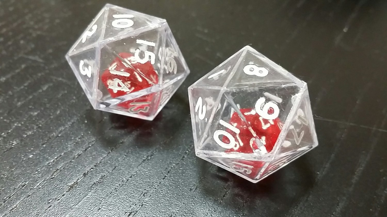 Dzxin W20 Würfel Set - 10 Stück D20 Würfel Für DND & MTG Rollenspiele