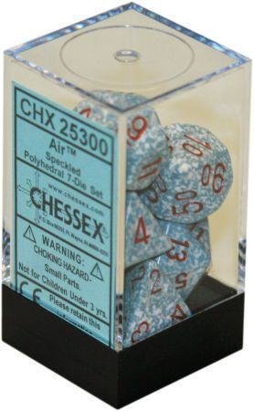 Air - Speckled Polyhedral 7-Die Set (7) - Chessex CHX25300