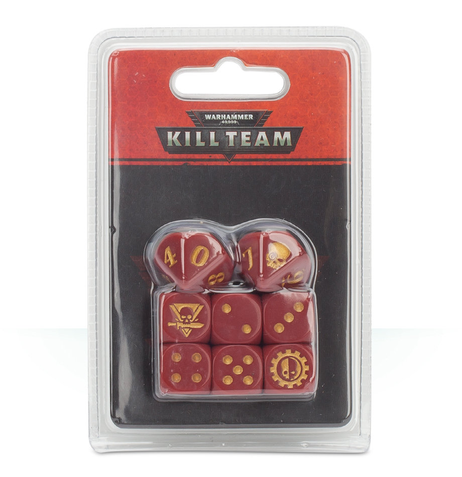 KILL TEAM ADEPTUS MECHANICUS DICE Würfel - Warhammer 40K - Games Workshop KILL TEAM ADEPTUS MECHANICUS DICE Würfel - Warhammer 40K - Games Workshop