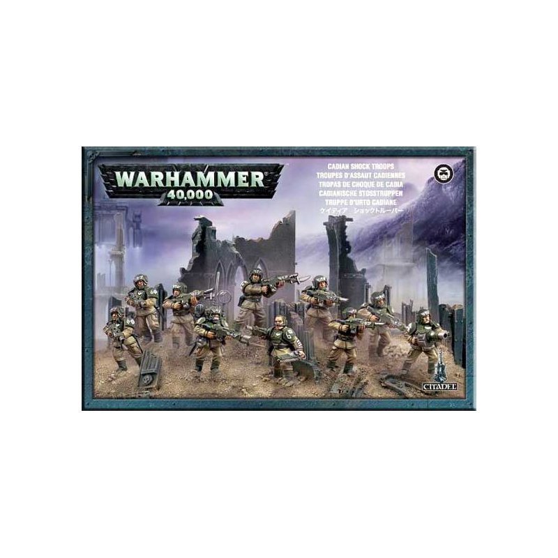 Cadian Shock Troops Cadian Infantry Squad - Warhammer 40.000 - Games Workshop Cadian Shock Troops Cadian Infantry Squad - Warhammer 40.000 - Games Workshop