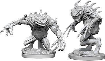 D&D Nolzur's Marvelous Miniatures - Grey Slaad & Death Slaad WZK73353