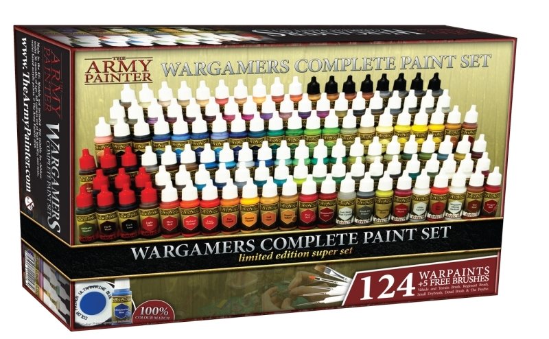 Warpaints Complete Wargamers Paint Set 2018 (limitiert) - Army Painter Warpaints AP-WP8022-124lim