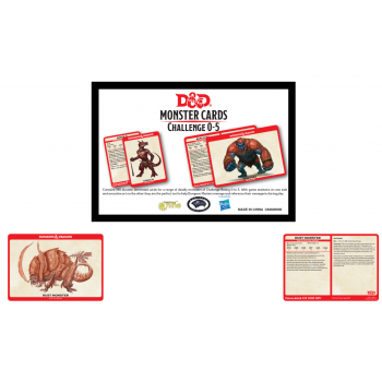 Dungeons & Dragons - Monster Card Deck Levels 0-5 (195) - EN C6282000