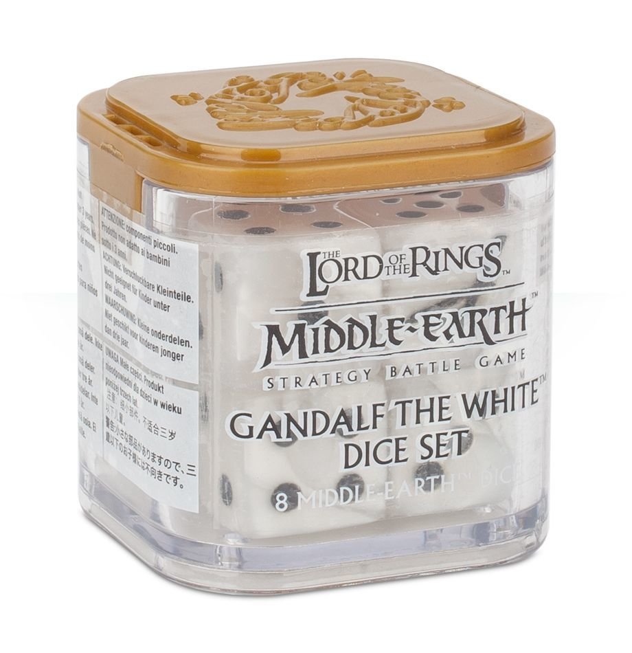 Würfel für Gandalf™ den Weißen Dice - Lord of the Rings - Games Workshop Würfel für Gandalf™ den Weißen Dice - Lord of the Rings - Games Workshop