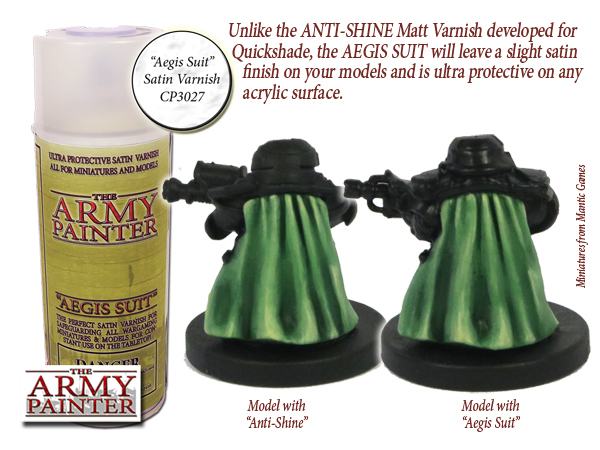 Aegis Suit Satin Varnish - Army Painter Lack